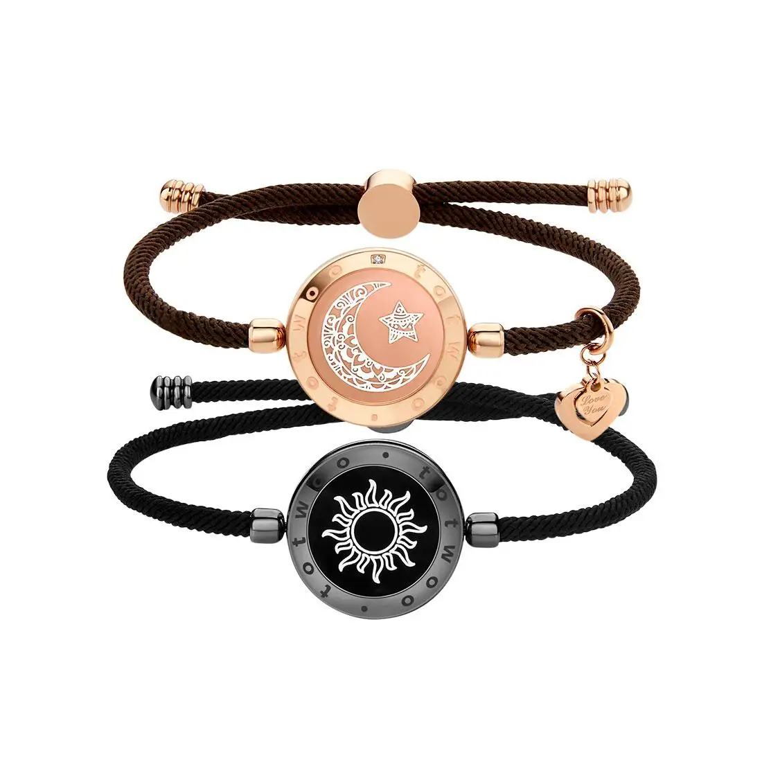 Totwoo Smart Bracelet Sun/Moon Black 3