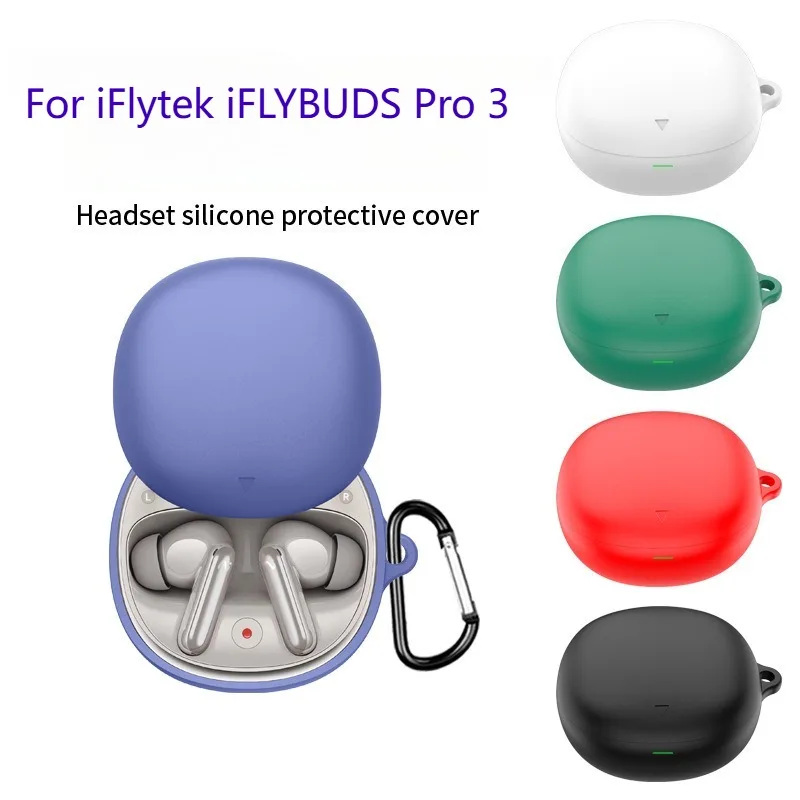 

Suitable For IFLYBUDS Pro 3 Earphone Cover Silicone Cover Anti-drop And Dustproof Charging Compartment Earphone Case