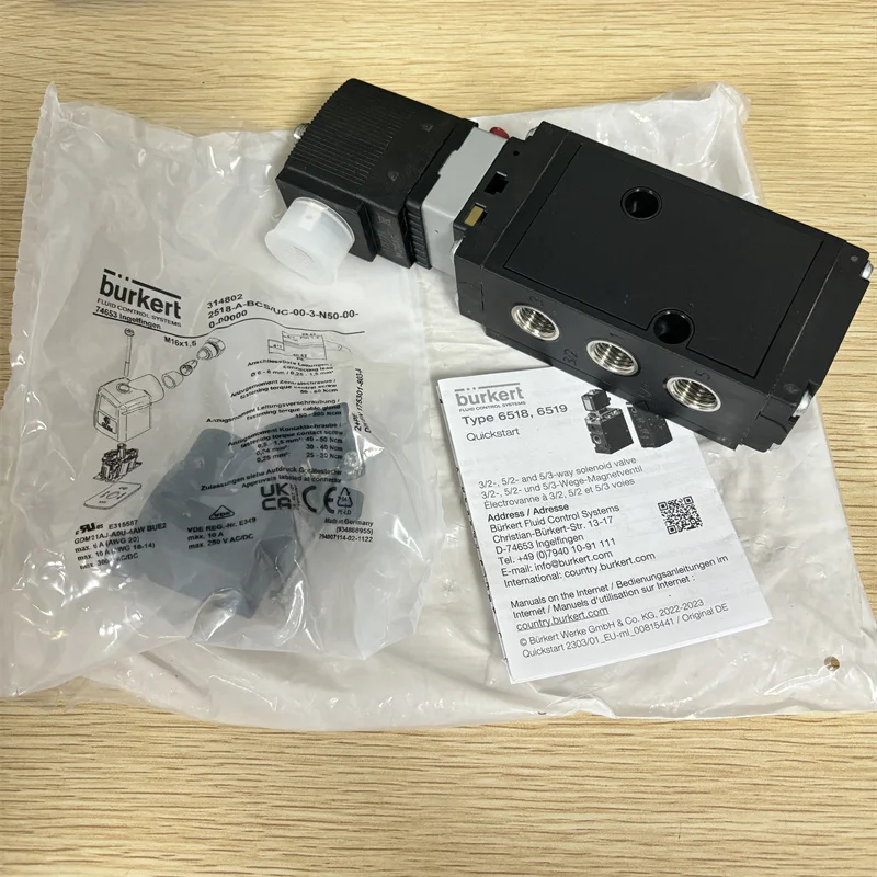 TYPE 0330 3/2 NO.00269525 SOLENOID VALVE WITH PIVOTED ARMATURE