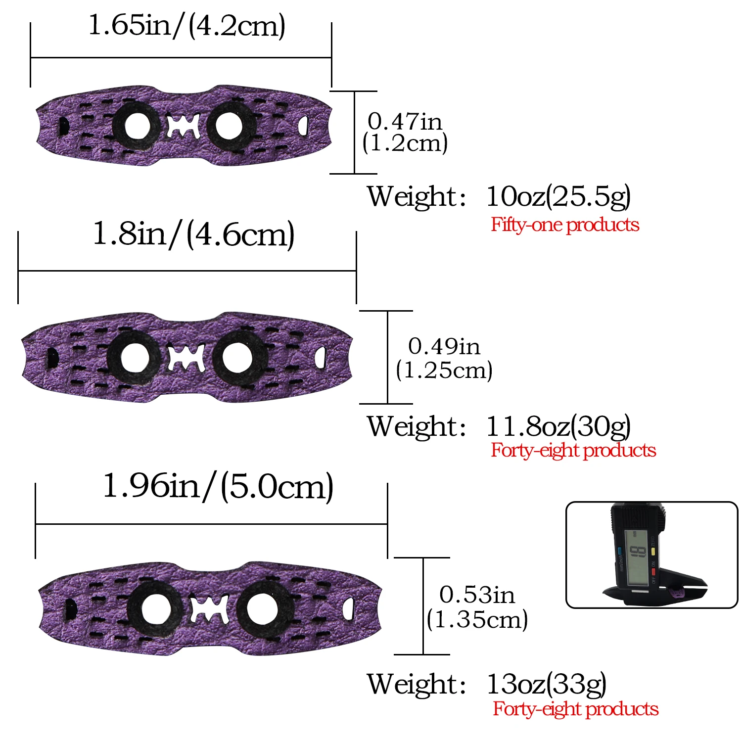 20PCS Multi-size Purple Positioning Steel Ball Leather Bag Slingshot Accessories Slingshot Rubber Band Making Accessories
