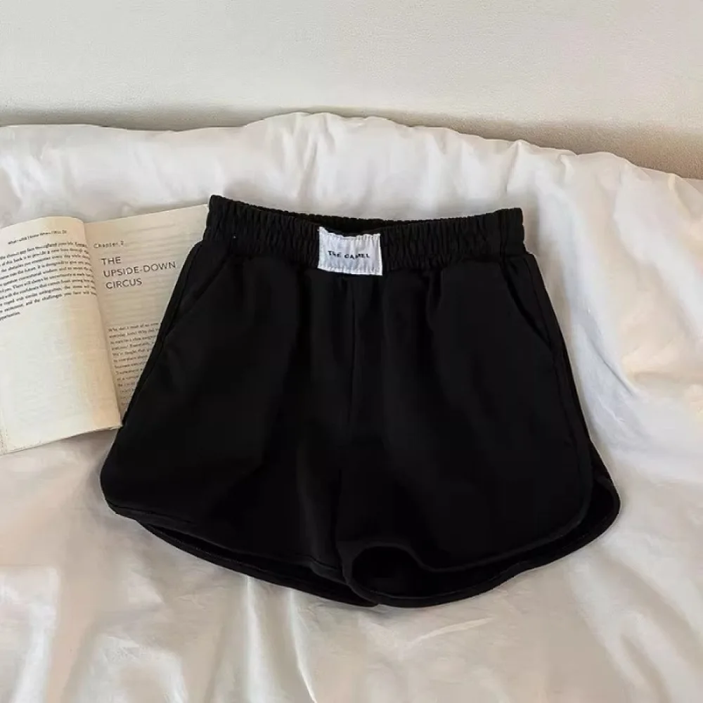 Ladies Stylish Casual Shorts High Waist Loose Fitting Sporty Wide Leg Bottoms Daily Workout Beach Summer Streetwear