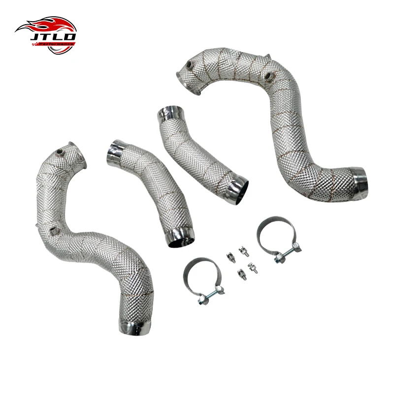 High Performance Factory Directly Sell 304 Stainless Steel Exhaust Downpipe For BENZ AMG C63 C63S W205