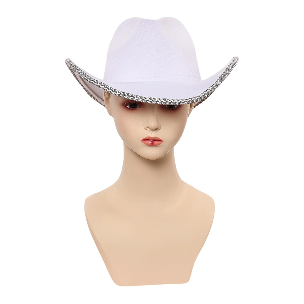 Nico Robin Cosplay White Hat Live Action TV Pirate S2 Costume Accessories Roleplay Outfits Props Women Halloween Carnival - view 2