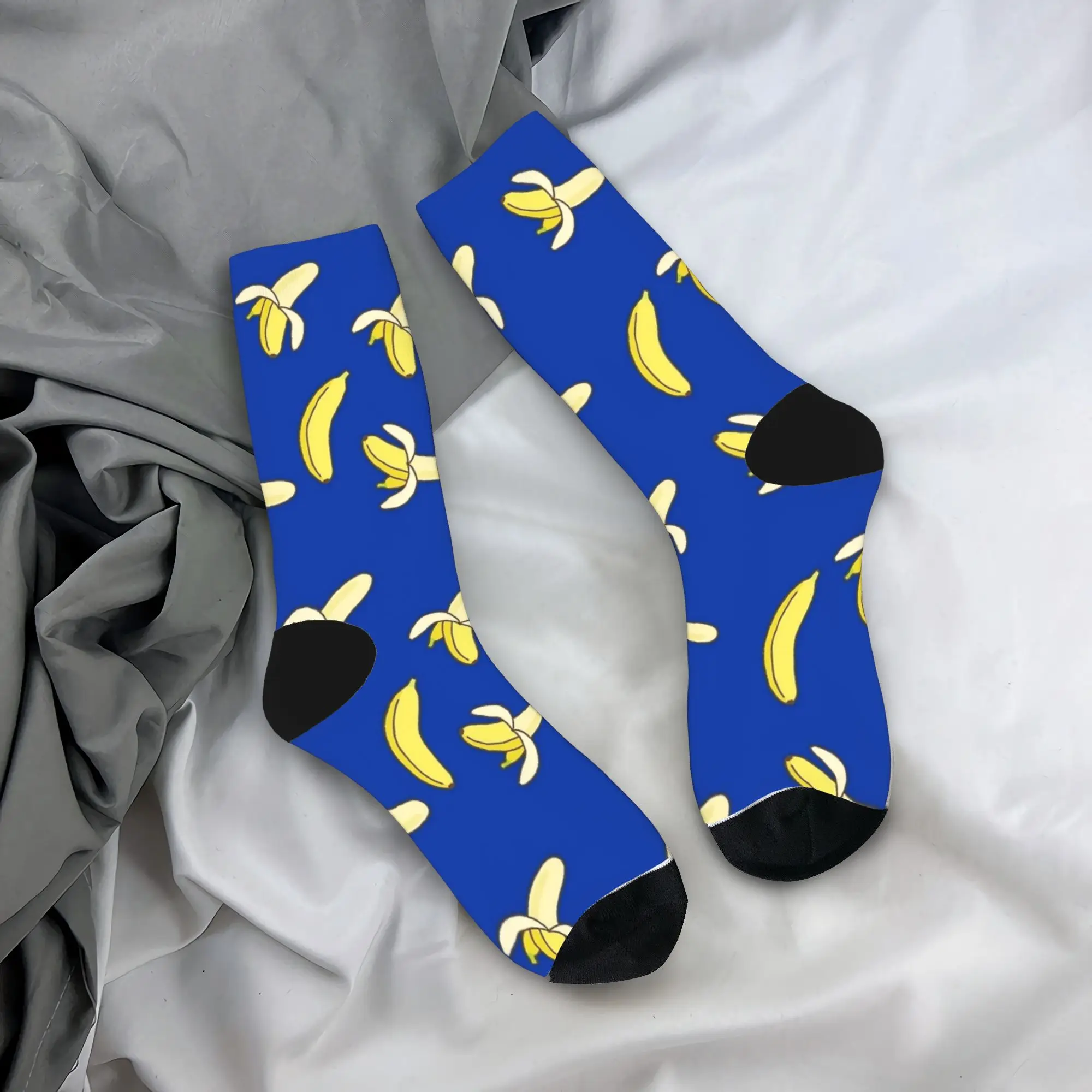 Scott Hunter Inspired Banana Stockings  Leisure Socks Men Quality Socks Autumn Running Pattern Non Slip Socks Birthday Gift