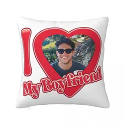 I Love My Boyfriend Niall Horan Pillowcase Printed Polyester Cushion Cover Decorative Throw Pillow Case Cover Home Square