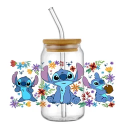 long ears Cartoon Character With16OZ UV DTF Cup Wrap Transfer Sticker Custom Labels DIY Durable Waterproof Logo For Libbey Can