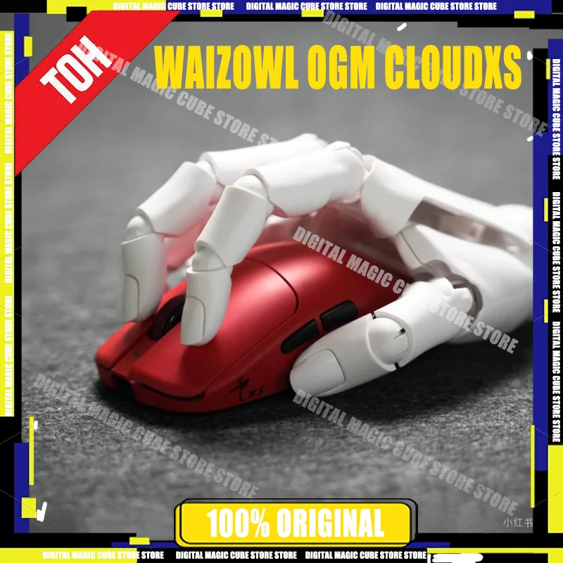 

Горячая беспроводная игровая мышь Waizowl OGM CloudXS, 3 режима, легкая мышь для киберспорта PAW3950, компьютерные аксессуары, подарки