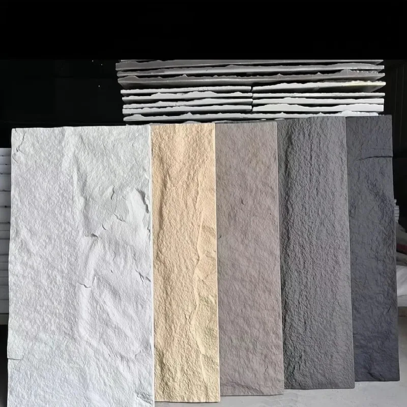 Lightweight PU Artificial Stone Wallboard Waterproof, Fireproof and Environmentally Friendly Custom Size Wall Cladding