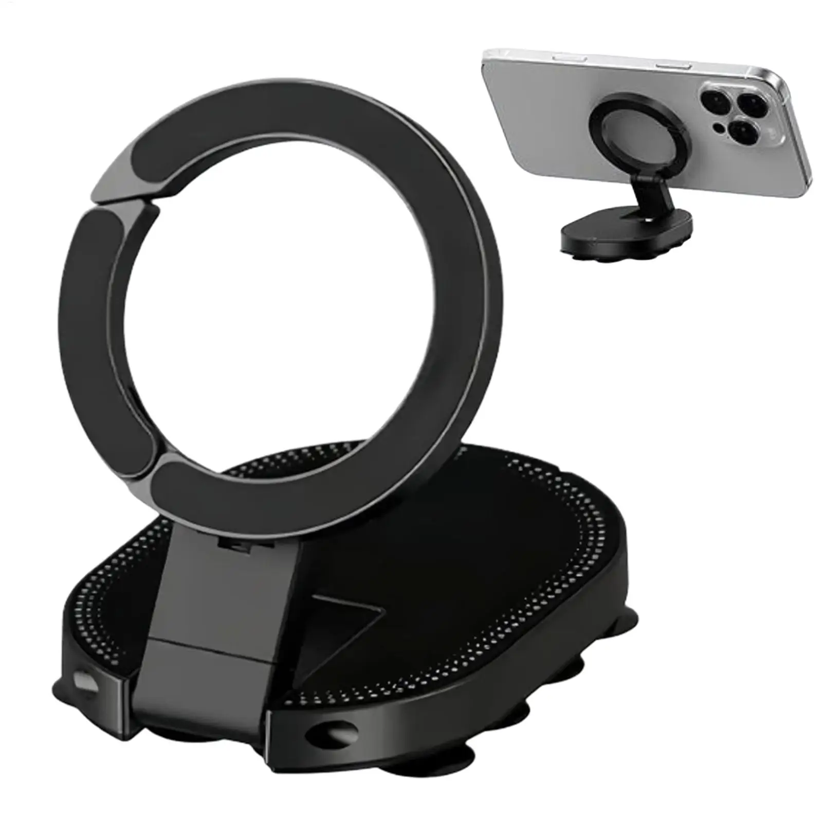 

Suction Cup Phone Mount For Phone Grip 360 Degree Adjustable Silicone Suction Phone Stand Cellphone Grip for Home Travel Gym