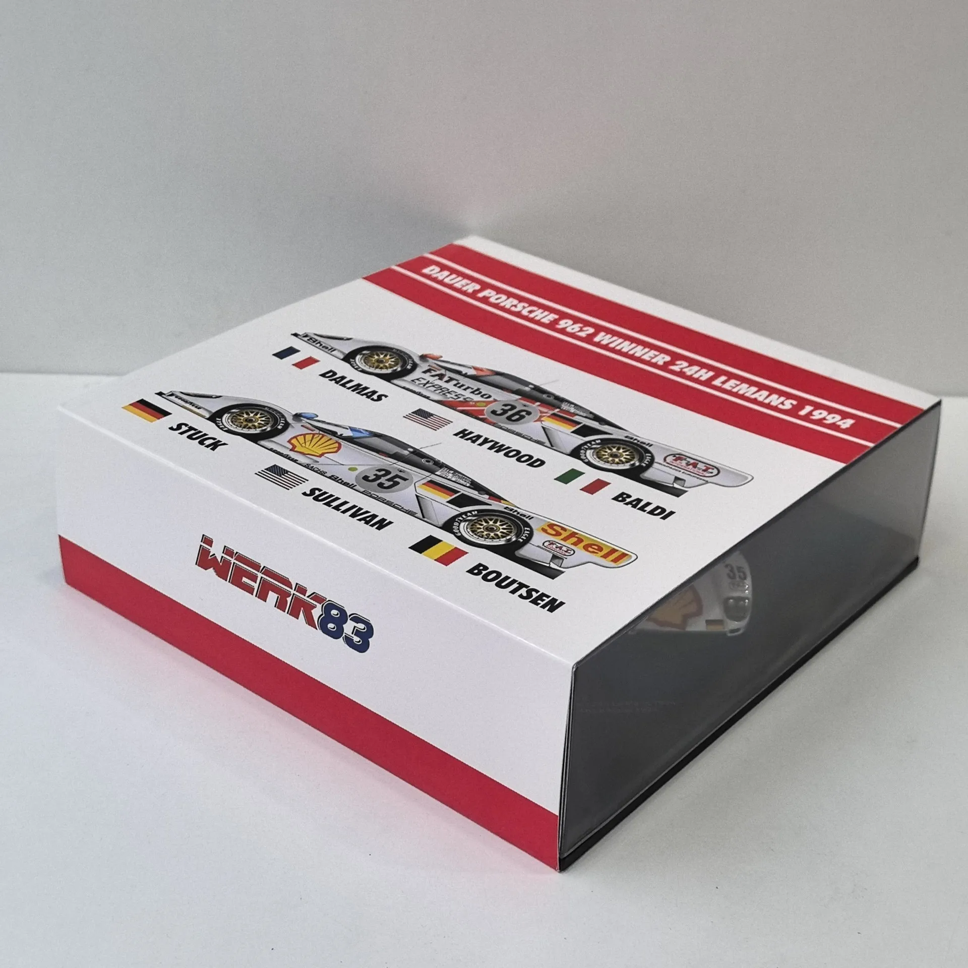 

Diecast WERK83 1/43 Scale DAUER PORSCHE 962 WINNER 24H LEMANS 1994 Double Car Set #35 #36 Alloy Car Model Collectible Toy Gift