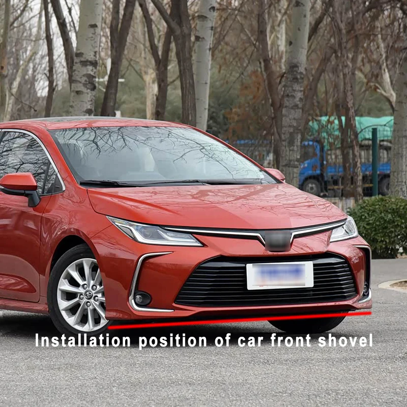 

Front Bumper Lip Chin Tuning Accessories Splitter High Quality Body Kit Spoiler Deflector For Toyota Corolla 2019 2020 2021