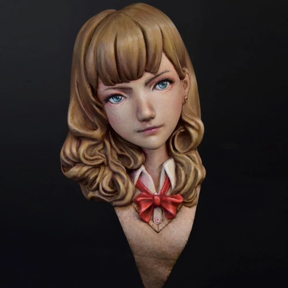 65mm schoolgirl, Resin Model figure Bust, GK, Unassembled and unpainted kit