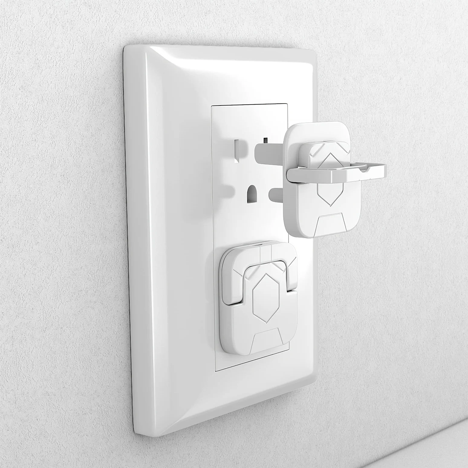 10pcs Safety Plug Baby Proofing Socket Protectors, Child Caps For Toddler & Kids, Electric Shock Guard For US 3-Prong
