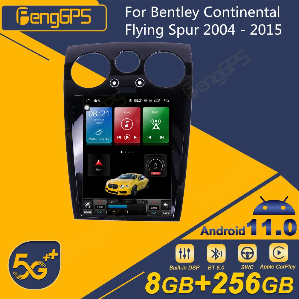 

For Bentley Continental Flying Spur 2004 - 2015 Android Car Radio Screen 2din Stereo Receiver Autoradio Multimedia Player