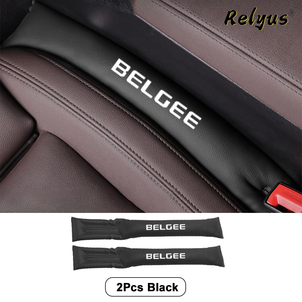 2Pcs Car Seat Gap Plug Strips Seat Leather Edge Protection Plug Strips For Geely BelGee X50 X70 S50 X80 Auto Accessories