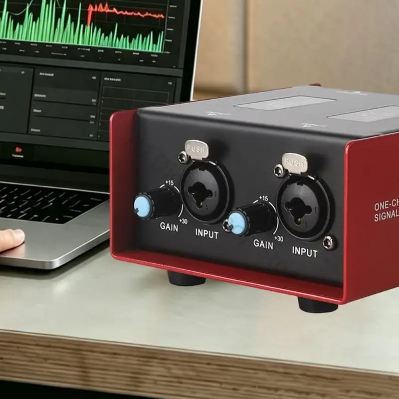 96BA Dynamic Voice Lifter, Metal Level Control Box for Karaoke Use, Live Host Speech, and Stage Voice