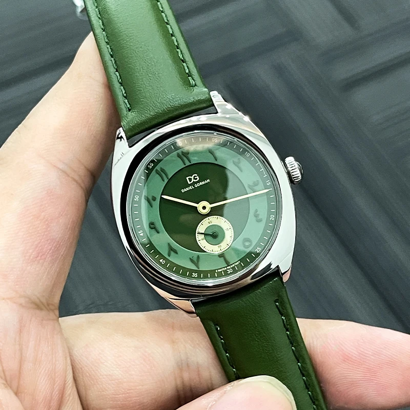 Waterproof Japanese Quartz Couple Watch Leather Strap Wristwatch for Lady Newest Gift Idea