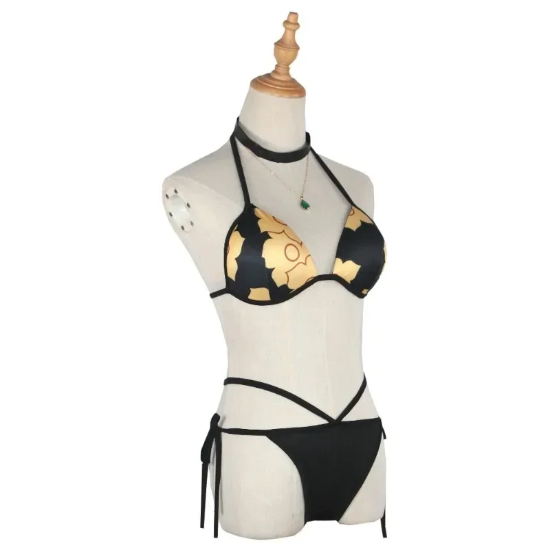 My Dress-Up Darling Kitagawa Marin Strój Kąpielowy Cosplay Anime Bikini Bransoletka Naszyjnik Zestaw dla Kobiet na Imprezę przy Basenie i na Plażę