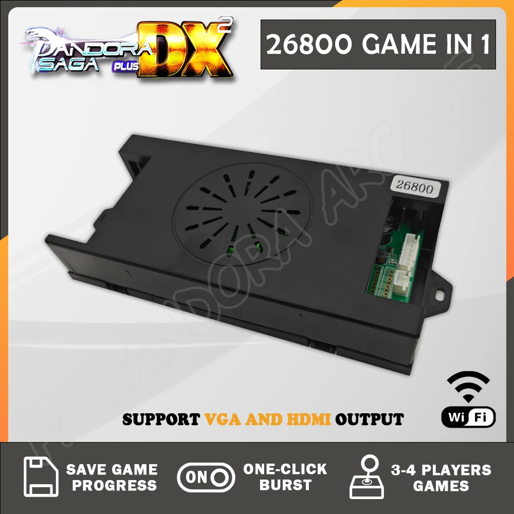 26800 In 1 Nieuwste Pandora Saga Dx Dx2 Arcade Box Game Console Printplaat 40P 5pin Joystick Moederbord Ondersteuning Vga Hdmi Uitgang