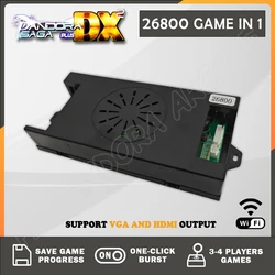 Pandora-Saga DX DX2 Arcade Box Console de jeu PCB Board 40P, Joystick 5 broches, Prise en charge de la carte mère, Sortie VGA HDMI, Le plus récent, 26800 en 1