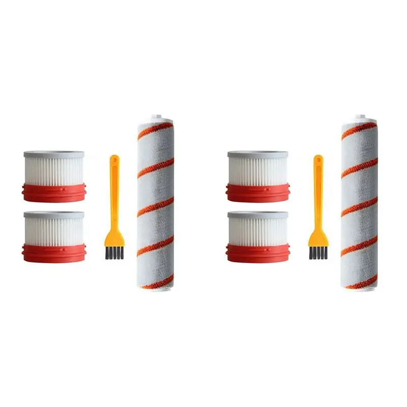 [NEW] 2 Set HEPA Filter Roller Brush For Dreame V9/V10/V11 Wireless Handheld Vacuum Cleaner Accessories