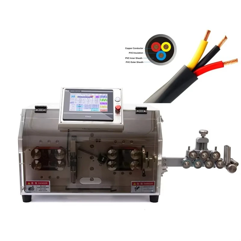 EW-05F for Sale Automatic Electrical Multi-core Cable Wire Stripping Machine for Cutting and Stripping Wires