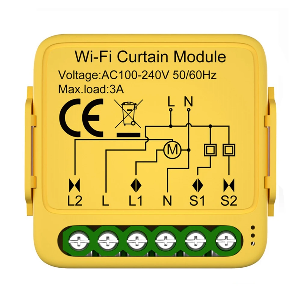 A14M Tuya Smart WIFI Curtain Switch Module Connected Roller Shutters Blind Motor Smart Life APP Works with Home