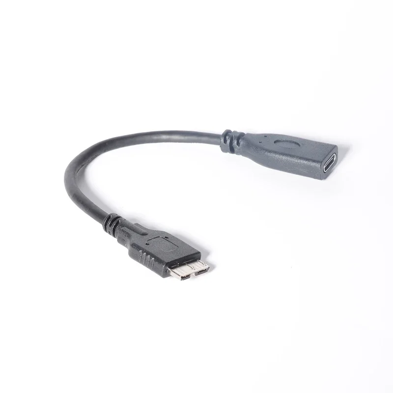 Micro B USB 3.0 «папа» на USB-C USB 3.1 Тип C «мама» Удлинительный кабель-адаптер для передачи данных для Macbook Tablet 10 см