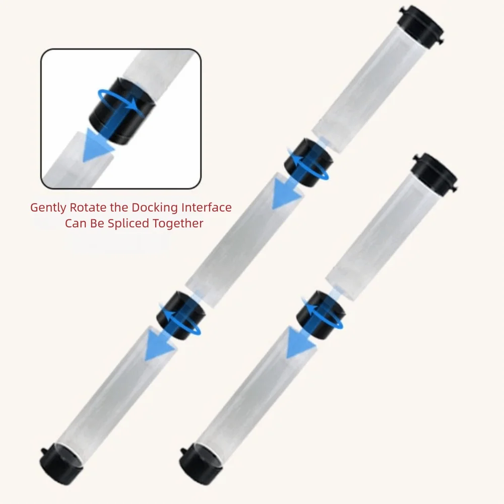 

1Pcs with Shoulder Strap Tennis Ball Picker Holder Lightweight Large Capacity Pickleball Pickup Tub 95cm Plastic Pick Up Tube