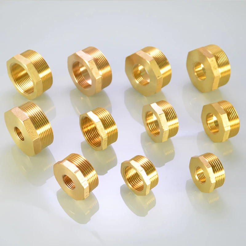 Brass Reducer Pipe Fitting Full Copper Female Thread Conversion Male Thread Fitting Water Adapter Connector