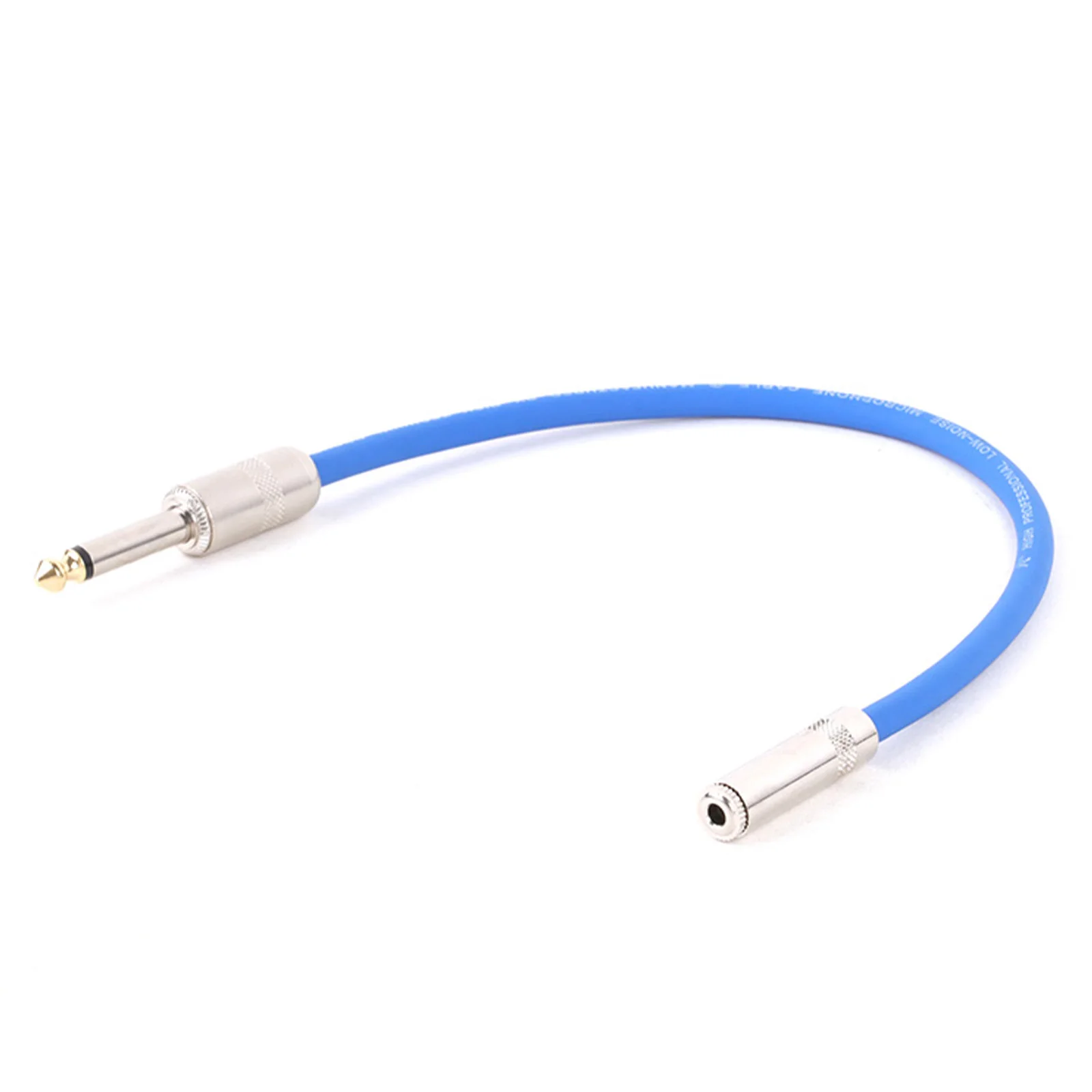 1PCS Colorful 3.5mm Stereo TRS Female Jack to 6.35mm Mono TS Male Jack Cable For Guitar Microphones Etc 0.3M-15M