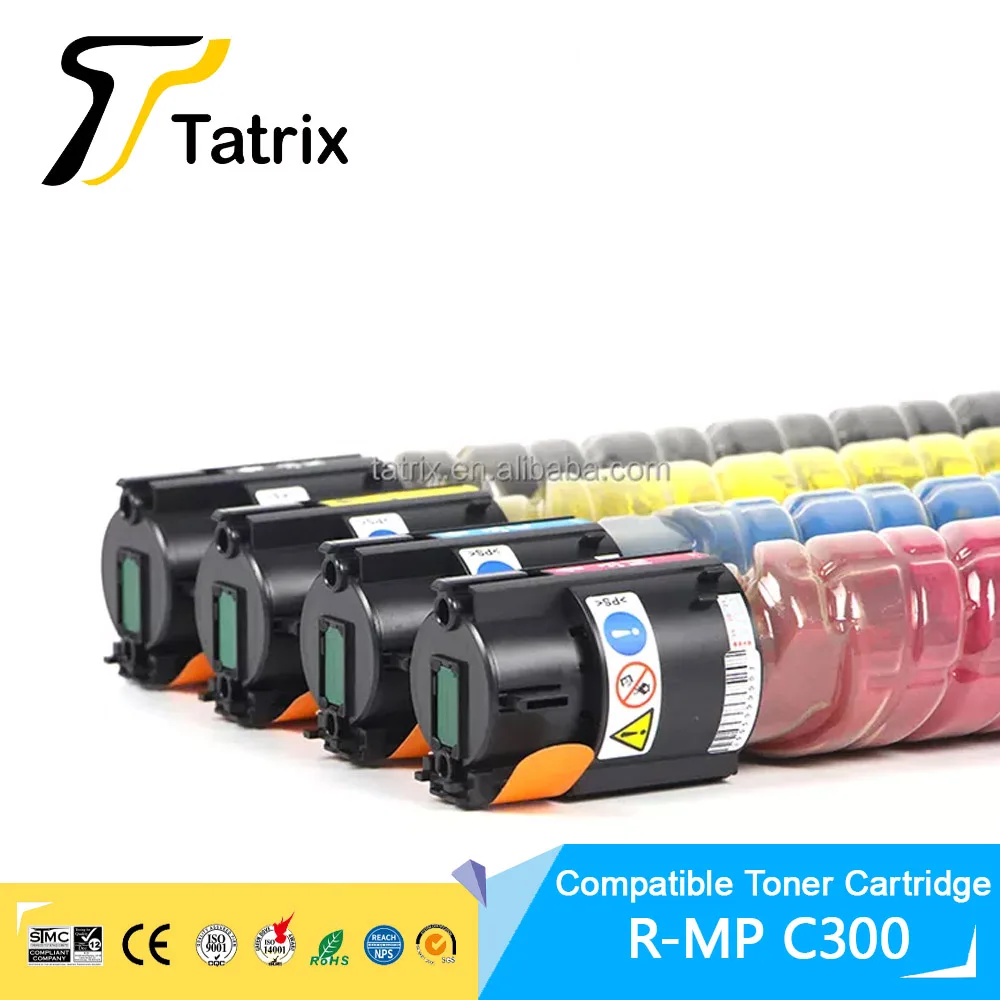 

Цветной Совместимый лазерный картридж Tatrix Premium MP C300 MPC300 для Ricoh Aficio MP C300/MP C400/MP C401