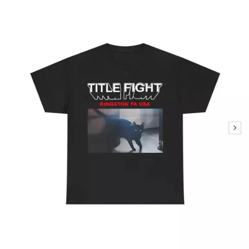 Title Fight Kingston Cat Black Size S 2345Xl T Shirt Webp