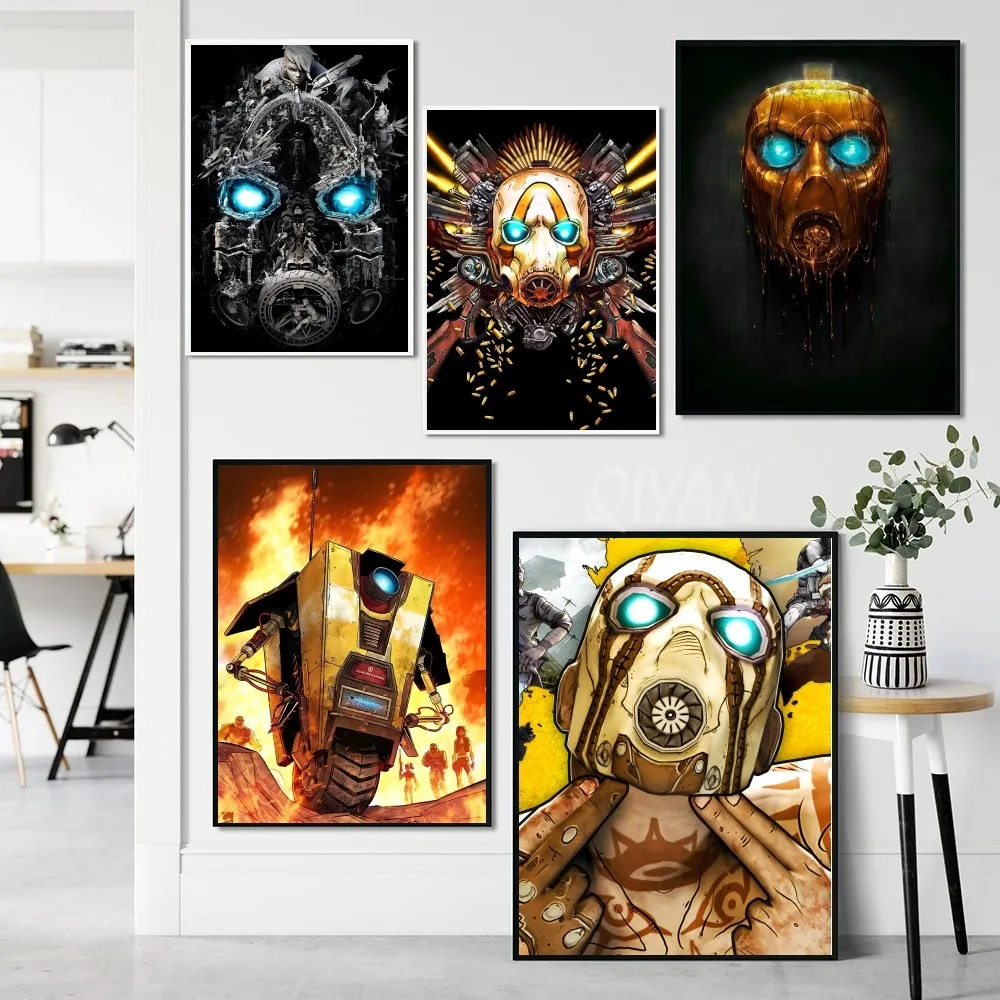 B-BORDERLANDS Poster Paper Print Home Living Room Bedroom Entrance Bar Cafe Art Painting Decoration