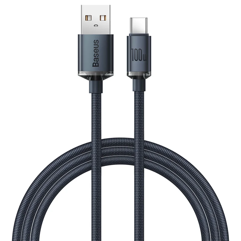 Baseus 6A USB Typ C Kabel für Realme Huawei P40 Pro 66W Schnellladekabel USB-C Ladegerät Datenkabel für Samsung Oneplus Poco F3