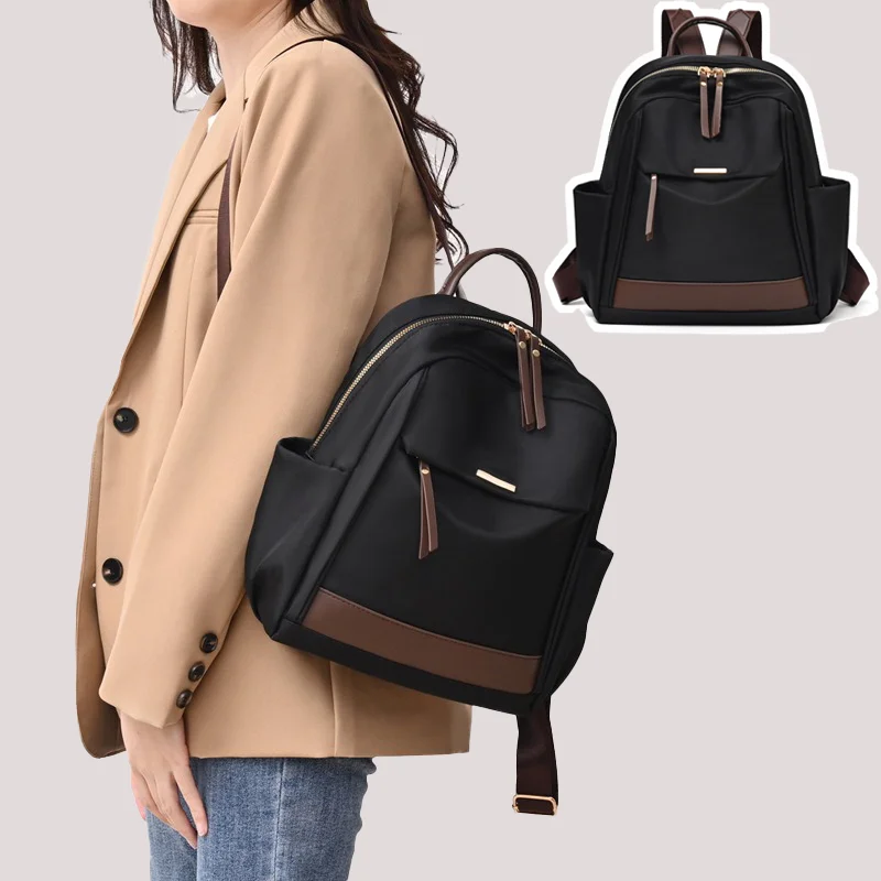 

Women’s Lights Backpack Nylon Waterproof Backpack Minimalist Commute Bag For Outdoor Travel