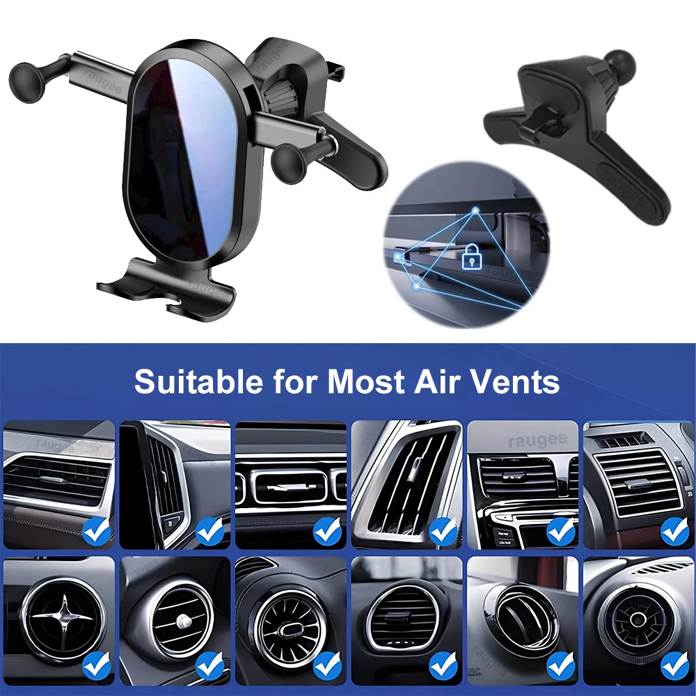 Penyangga Ponsel Mobil untuk Samsung Galaxy Z Fold 7 6 5 4 3 2/Flip 7 6 5 4 Layar Lipat Dudukan Ponsel di Ventilasi AC Mobil