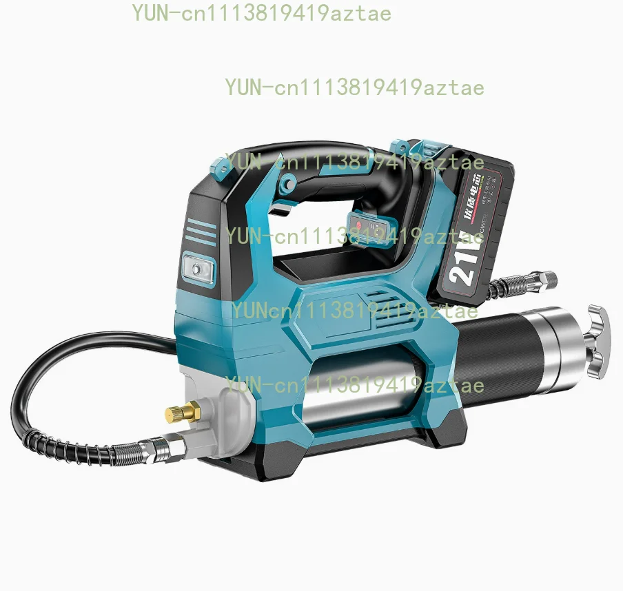 Cordless Rechargeable Electric Grease Gun with Metal Hose,12000PSI Hig Pressure Quantitative Lithium Battery Powered Grease Pump