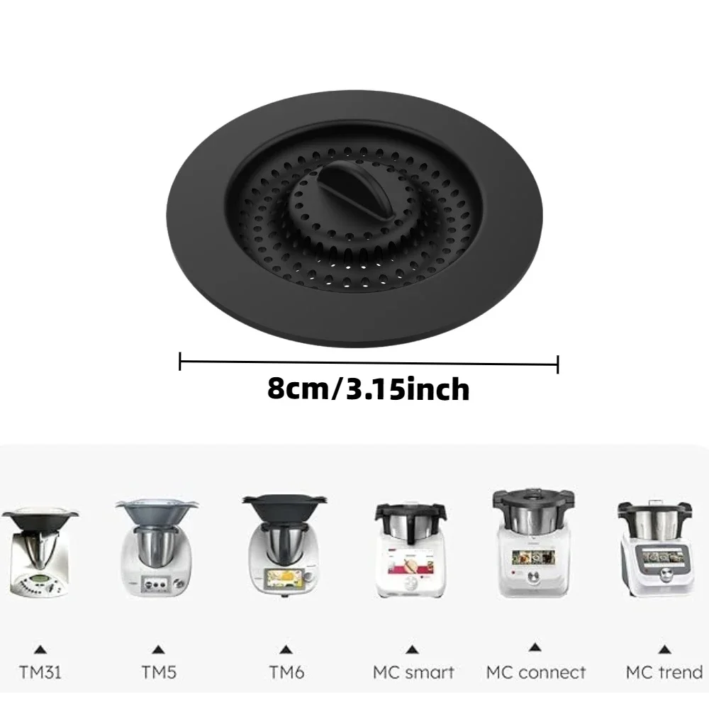 1pcs Silicone Splash Guard for Thermomix TM6/TM5/TM31 Monsieur Cuisine Splash Proof Cover Trend/MC Connect Strainer Accessories view 3