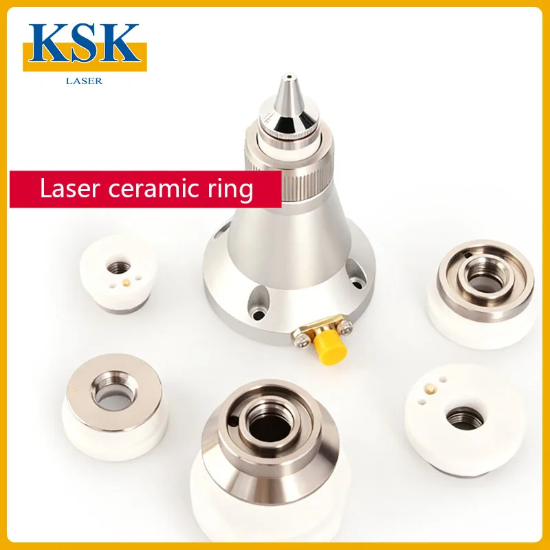 KSK Laser Cutting Head Ceramic Ring Sensor D32/D28 Black Diamond BOCI Wanshunxing Ceramic Body Nozzle Connection Accessories