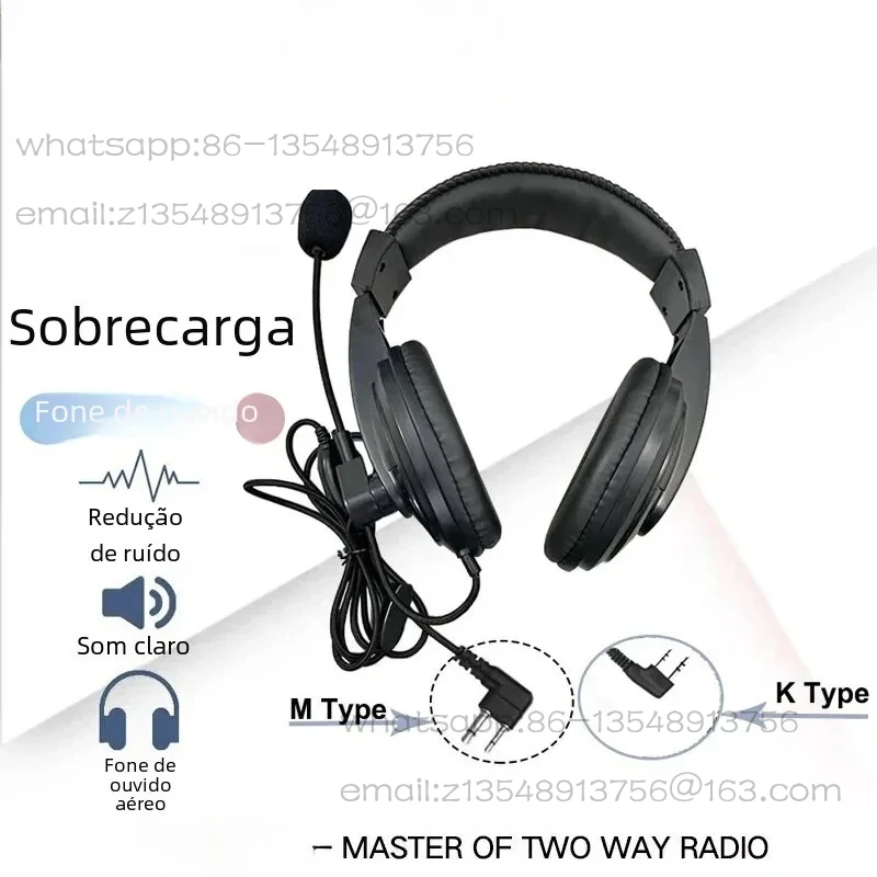 

Наушники-гарнитура для рации K-head, двусторонние, для ношения на голове, защита ушей, быстрая доставка со склада