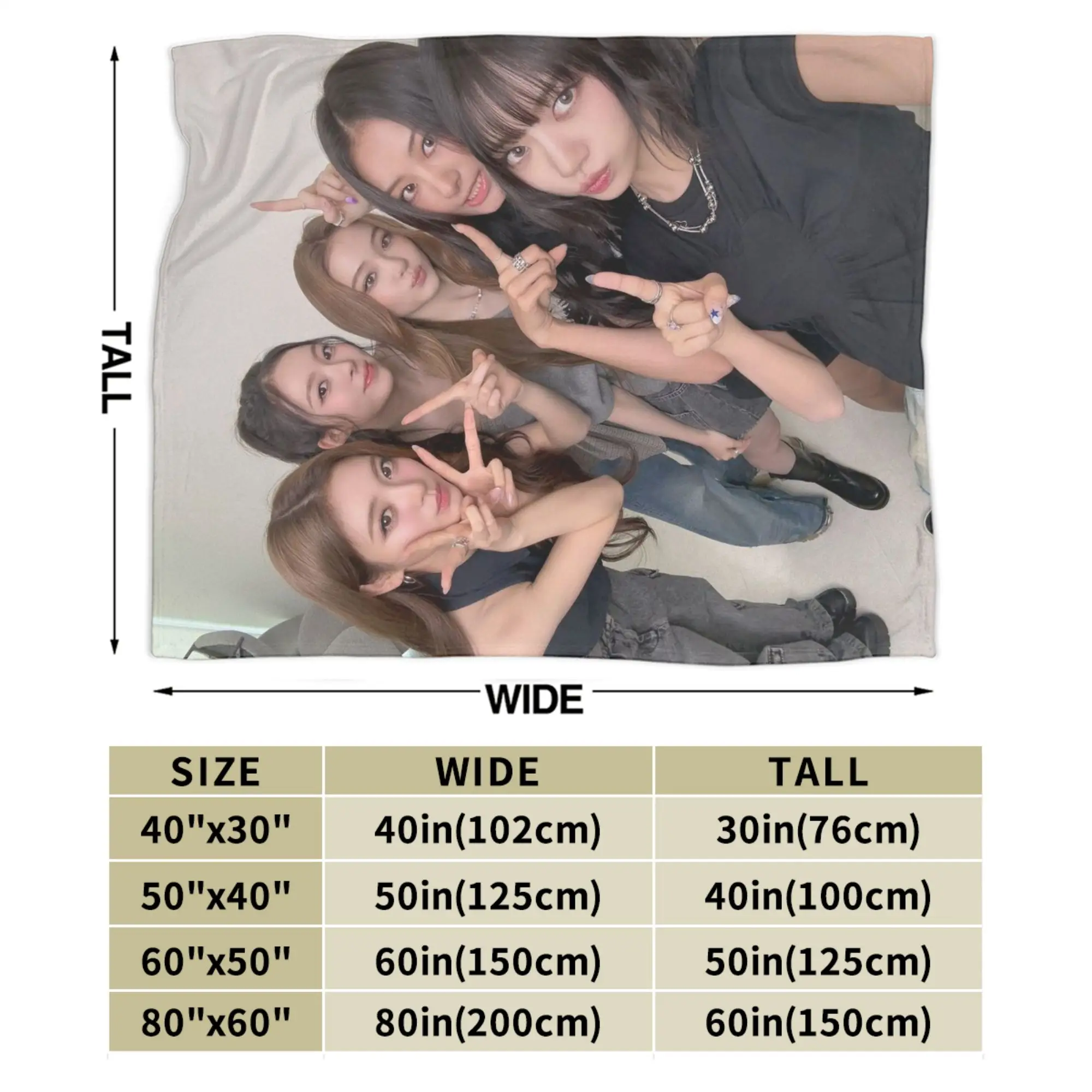 أنيق meovv kpop k-pop الفتيات مجموعة البطانيات فائقة النعومة المخملية مريحة رمي بطانية آلة قابل للغسل #5