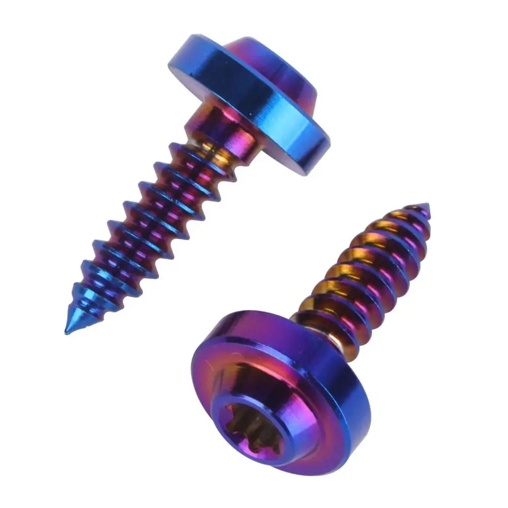 Lightweight Titanium Self Tapping Screw M4 M5 GR5 Torx Umbrella Screw Torx Drive Trim Panel Screw