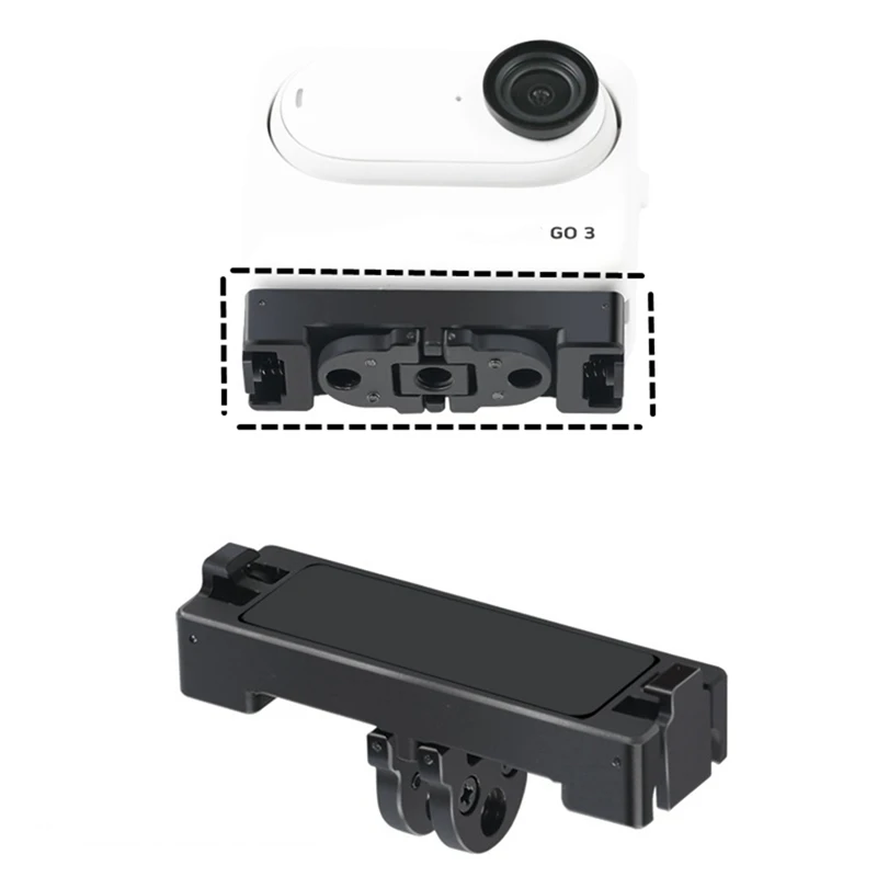 محول سريع التحرير لكاميرا الحركة Insta360 GO 3 مع محول اتصال GO 3 أجزاء