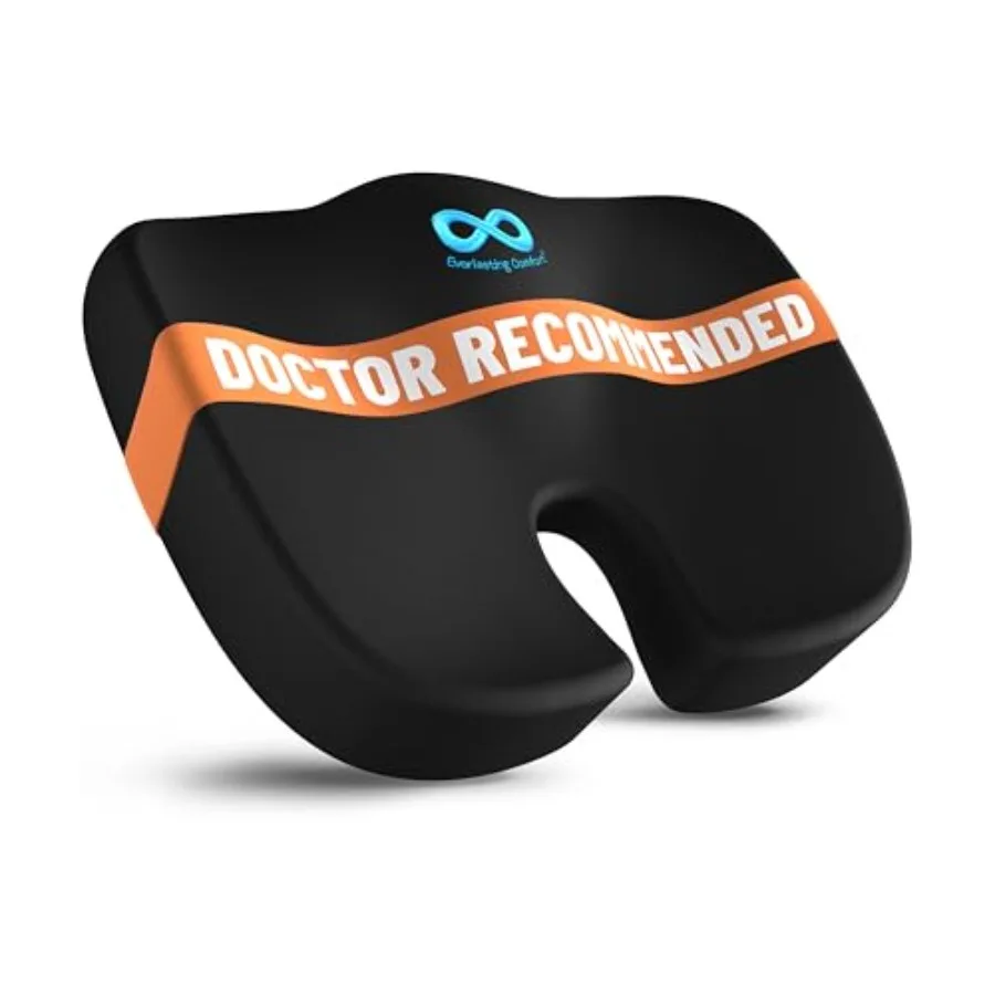 

Подушка для сиденья из пены с эффектом памяти, рекомендованная врачами, для офисных кресел и автомобилей - Эргономичные аксессуары для офисного стола - Подушки для сиденья