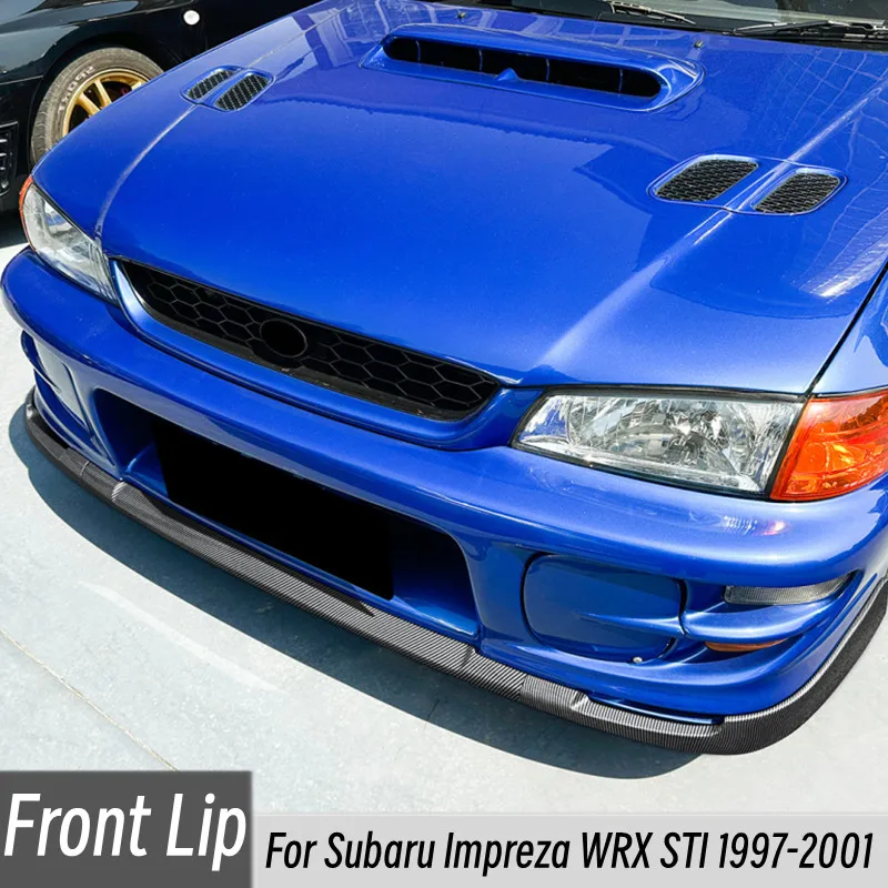 

Для Subaru Impreza WRX STI 1997-2001 ABS пластик автомобильный передний бампер губа подбородок спойлер сплиттер аксессуары для тюнинга автомобиля часть