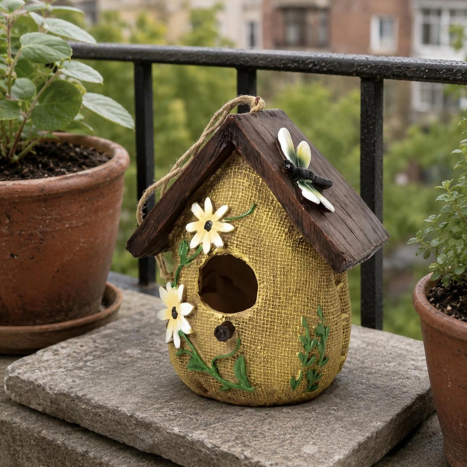 Hanging Birdhouse Ornament Accents Decorative Item