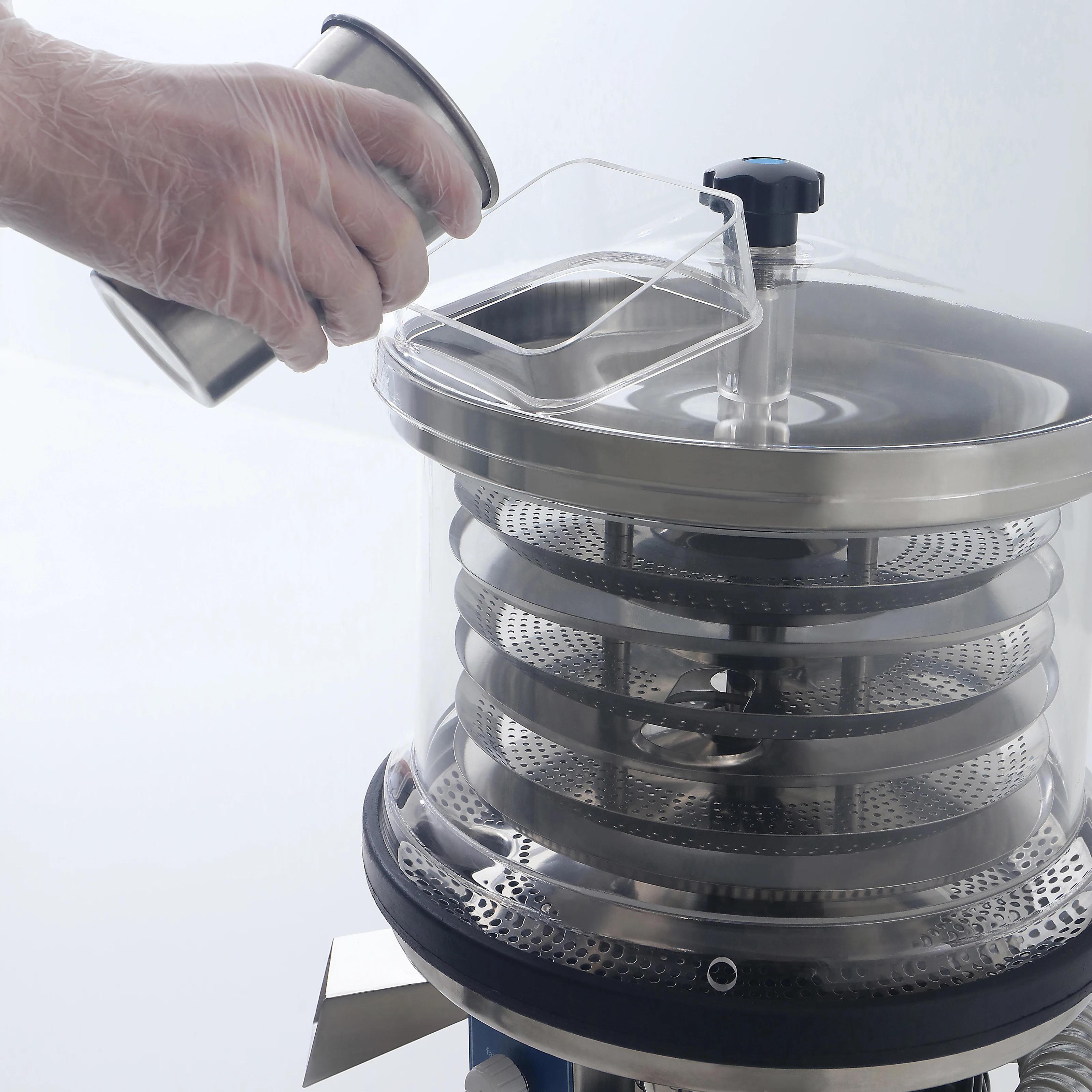 كفاءة عالية أسفل دوران t Deduster - آلة فحص إزالة الغبار وإزالة المسحوق لـ ts