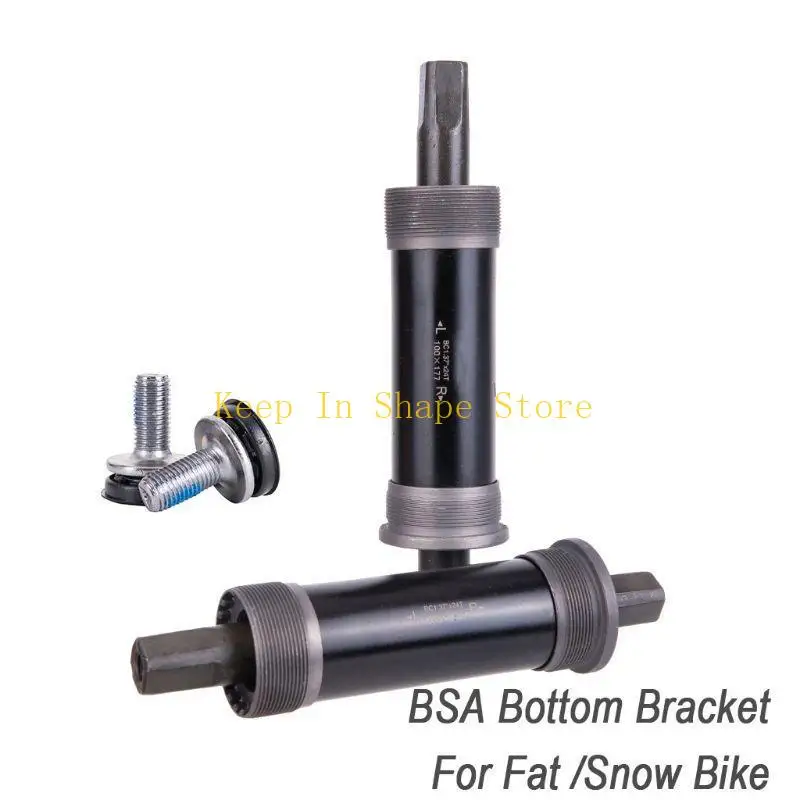 U1JC دراجة مربعة مربع محور القوس السفلي مناسبة لدراجة الثلوج الدهون 80 مم 100 مم