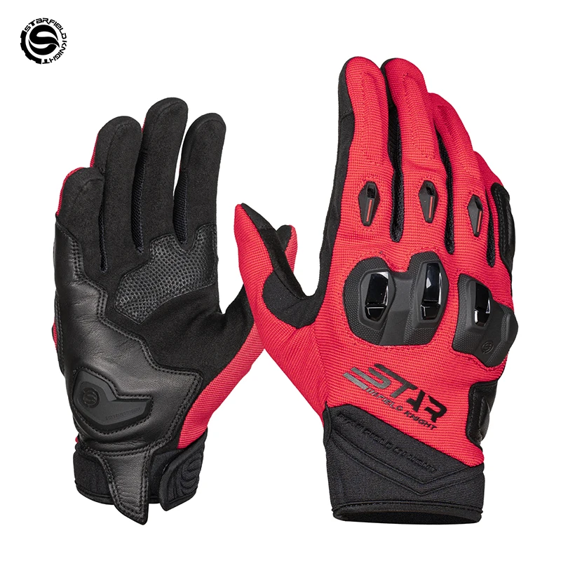 sfk-red-motorcycle-gloves-summer-breathable-riding-protection-gears-palms-real-goat-leather-non-slip-wear-resistant-touch-screen